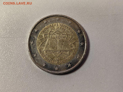 2евро 2007 Римский договор. Германия, Unc, до 23.11 - 2007 Германия -1