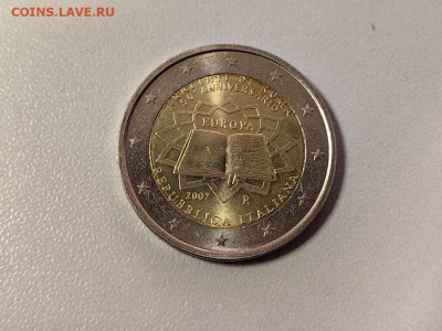 2евро 2007 Римский договор. Италия, Unc, до 23.11 - 2007 Италия -1