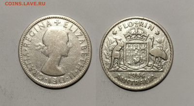 Австралия 1 флорин 1954 г Елизавета II - 20.11 - IMG_20241116_081300