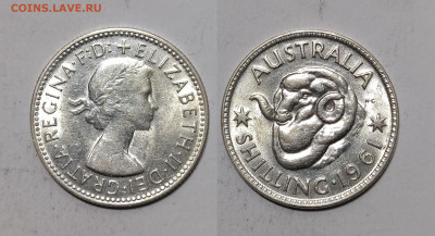 Австралия шиллинг 1961 года Елизавета II - 20.11 - IMG_20241116_084358