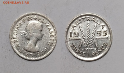 Австралия 3 пенса 1955 года Елизавета II - 20.11 - IMG_20241116_084714_1