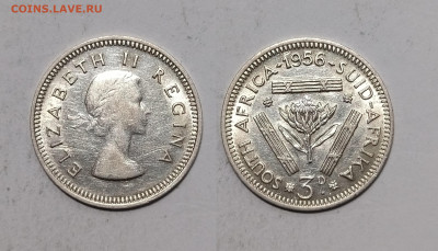 Британская Южная Африка 3 пенса 1956 г - 20.11 - IMG_20241116_084945