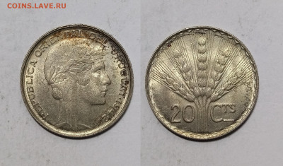 Уругвай 20 сентесимо 1942 года - 20.11 - IMG_20241116_085143