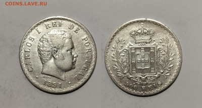 Португалия 500 рейс 1891 года Карлос I - 20.11 - IMG_20241116_083220