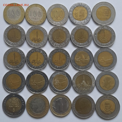 Монеты разных стран. Биметалл. 100,200,500 драм до 23.11.24 - 20241117_120428