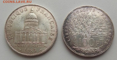 Франция, 100 франков 1982 и 1983 до 21.11.24 в 22.00 - IMG_20241118_125820