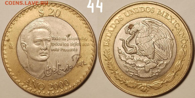 Мексика,20п.2000.Отличное состояние!До 22.11.2024 в 22:00мск - 44