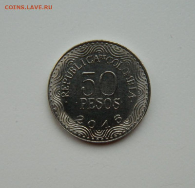 Колумбия 50 песо 2016 г. (Фауна)  до 25.11.24 - DSCN3052.JPG