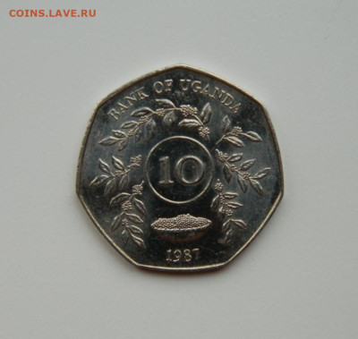 Уганда 10 шиллингов 1987 г,  до 25.11.24 - DSCN3127.JPG