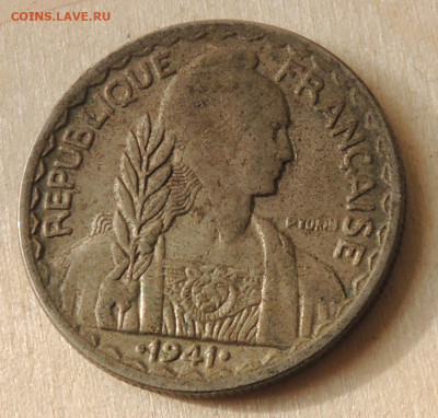 Французский Индокитай 20 сантимов 1941 до 24.11.2024 - Французский Индокитай 20 сантимов .JPG