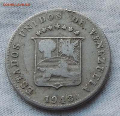 Венесуэла 12½ сентимо 1948 до 26.11.2024 - Венесуэла 12½ сентимо .JPG