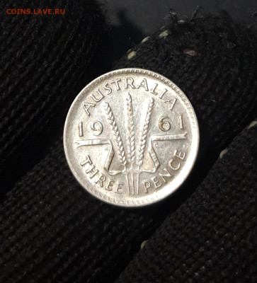 Австралия 3 пенса 1961 года, серебро. До 27.11 - 20241104_231059