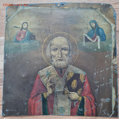 Старинная икона Николай Чудотворец и Воскресение. до 24.11. - 20240826_131924