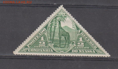 Мозамбик Ньясса 1924 жираф 1м до27 11 - 482