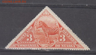 Мозамбик Ньясса 1924 зебра 1м до 27 11 - 483