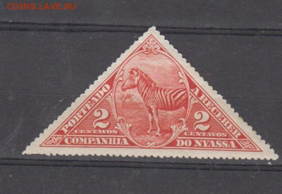 Мозамбик Ньясса 1924 зебра 1м  2с до 27 11 - 485