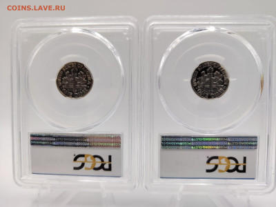 10 центов США 1981-S тип1, тип 2 PCGS PR69DCAM - u7dPd2_oc_s