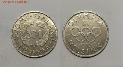 Финляндия 500 марок 1952 г XV ОИ 1952 - 27.11 - IMG_20241116_083334