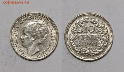 Нидерланды 10 центов 1941 года Вильгельмина - 27.11 - IMG_20241116_084839