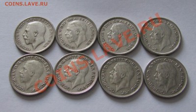 6 пенсовые монеты Англия 1921-1929 - pens02