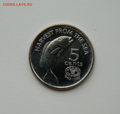 Фиджи 5 центов 1995 г. (Юбилейная) Фауна до 30.11.24 - DSCN3026.JPG