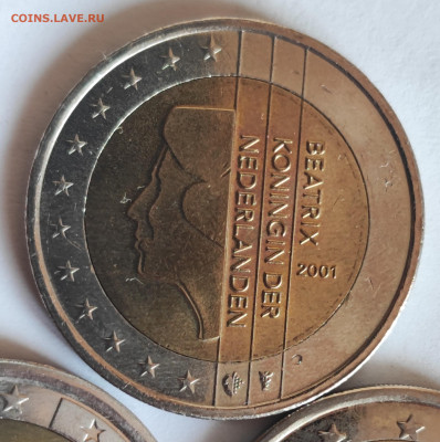 2 евро 3 шт. Фин. Исп. Нид. UNC до 21.00 МСК 30.11.2024 - 1727028900064