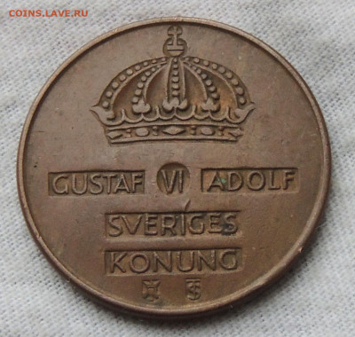 Швеция 5 эре 1957 до 1.12.2024 - Швеция 5 эре 57 .JPG