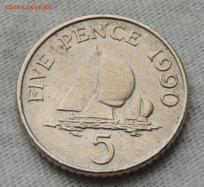 Гернси 5 пенсов 1990 (18mm) до 1.12.2024 - Гернси 1990.JPG