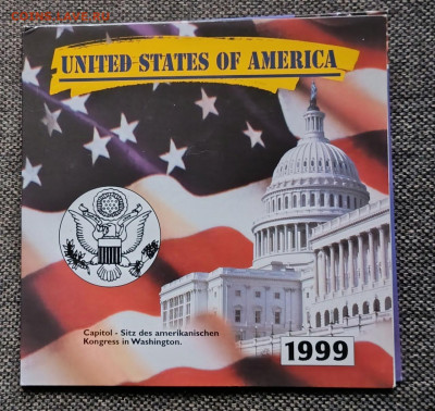 США набор квотеров (25 центов) 1999 год. Штаты 28.11 - 100