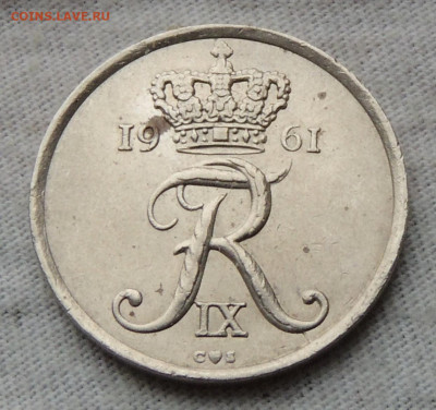 Дания 25 эре 1961 до 3.12.2024 - 25 эре 1961.JPG