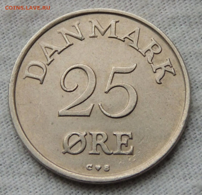 Дания 25 эре 1960 до 1.12.2024 - 25 эре 1960 .JPG