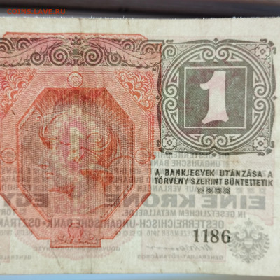 1 крона Австро-Венгрии, 1916г., до 30.11.2024г. - IMG_20241127_221330