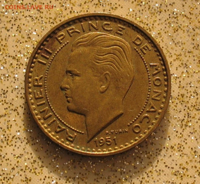 Монако 20 франков 1951 до 03.12.24г. 22.00ч. - монако