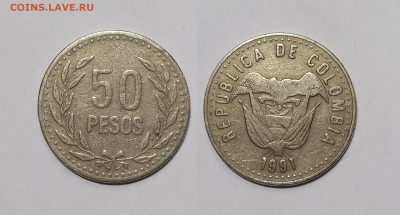 Колумбия 50 песо 1991 года - 30.11 - IMG_20241123_113448
