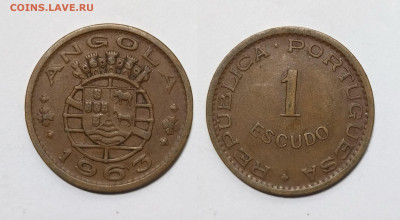 Португальская Ангола 1 эскудо 1963 года - 30.11 - IMG_20241123_113715