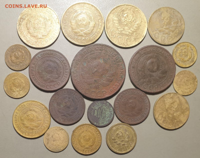 19 монет ранние Советы 1,2,3,5кк. до 03.12.2024 в 22.00 мск - 20241129_002119