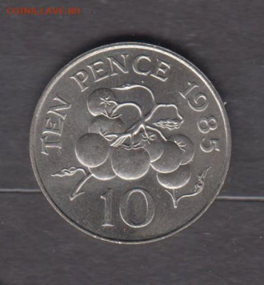 Гернси 1985 10 пенни FAO до 04 12 - 50