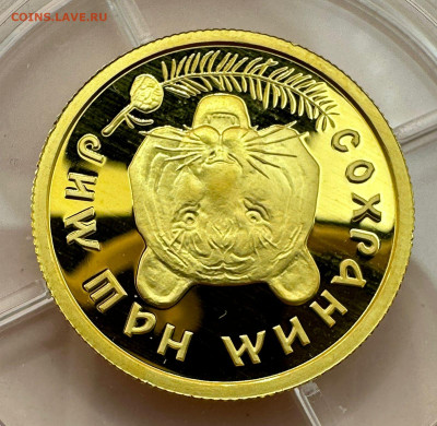 50 рублей 1996 г. РФ. Амурский тигр. 1.12.2024. Блиц. - 3