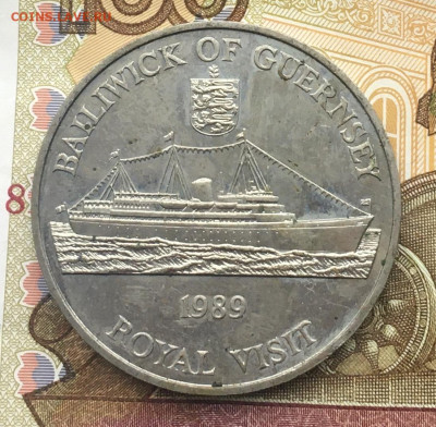 Гернси 2 фунта 1989 Корабль до 04.12.2024 - IMG_E3431.JPG