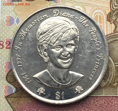 НИУЭ 1 доллар 1997 Принцесса Диана до 04.12.2024 - IMG_E3449.JPG