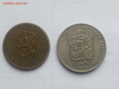 1 и 2 кроны 1970 и 72гг Чехословакия до 07.12.24 22:00 - 1732782163472