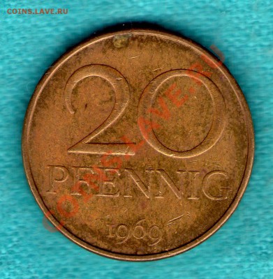 20 пфеннигов 1969, до 05 фев. в 22:00 - skan192