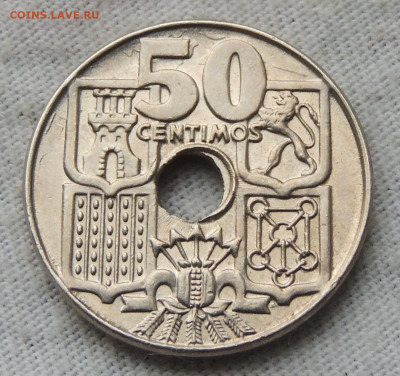 Испания 50 сентимо 1963 aUnc до 5.12.2024 - Испания 50 сентимо 63.JPG