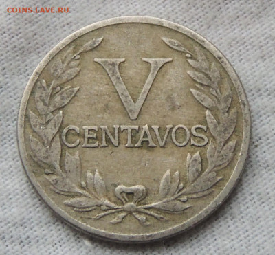 Колумбия 5 сентаво 1946 до 5.12.2024 - Колумбия 5 сентаво 46.JPG
