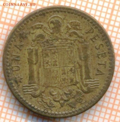Испания 1 песета 1947(54) г., до 09.12.2024 г. в 22.00 по Мо - Испания 1 песета 1947 1658а