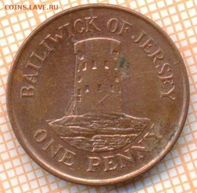 Джерси 1 пенни 1998 г., до 09.12.2024 г. в 22.00 по Москве - Джерси 1 пенни 1998 1737а