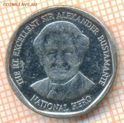 Ямайка 1 доллар 2008 г., до 09.12.2024 г. в 22.00 по Москве - Ямайка 1 доллар 2008 1759а