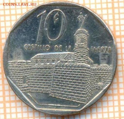 Куба 10 сентаво 1999 г., до 09.12.2024 г. в 22.00 по Москве - Куба 10 сентаво 1999 1760а