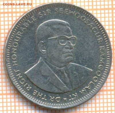 Маврикий 1 рупия 2004 г., до09.12.2024 г. в 22.00 по Москве - Маврикий 1 рупия 2004 1841а