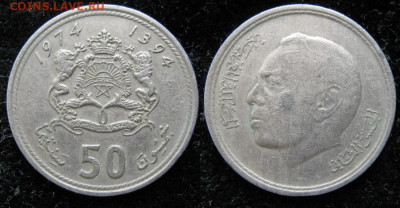 Марокко 50 сантим 1974 до 09-12-24 в 22:00 - Марокко 50 с  1974    1196